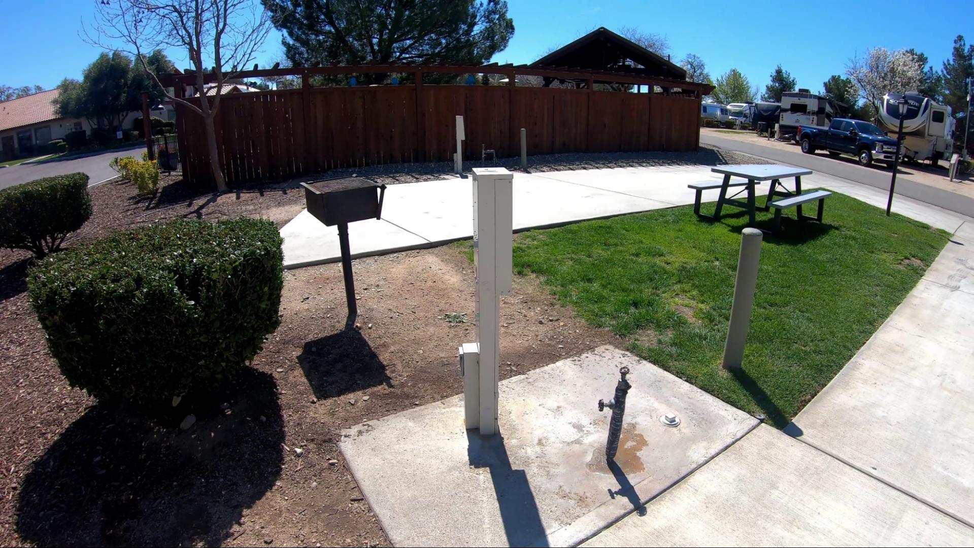 RV Sites at Wine Country RV Resort Two side by side sites at Wine Country RV Resort in Paso Robles, CA. All sites have full hookups (electric, water, sewer).