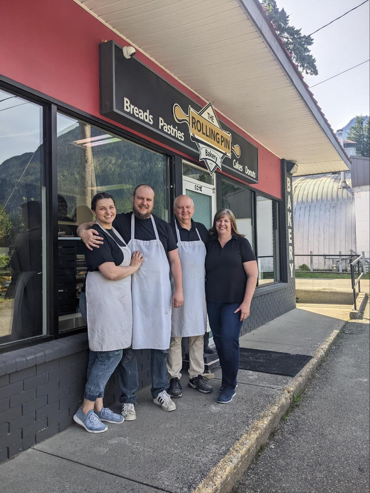 Owners of The Rolling Pin Bakery in Hope, BC The Rolling Pin Bakery in Hope, BC is a family owned business.