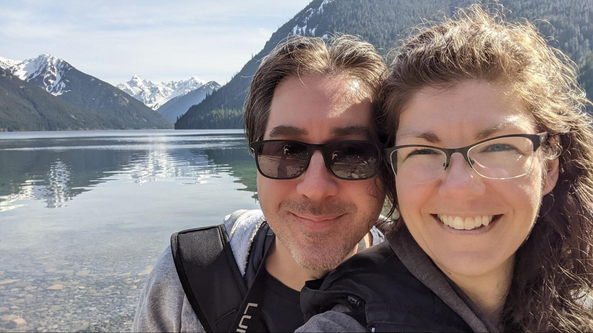 Chilliwack Lake Provincial Park Admiring the beautiful views of the mountains that surround Chilliwack lake.