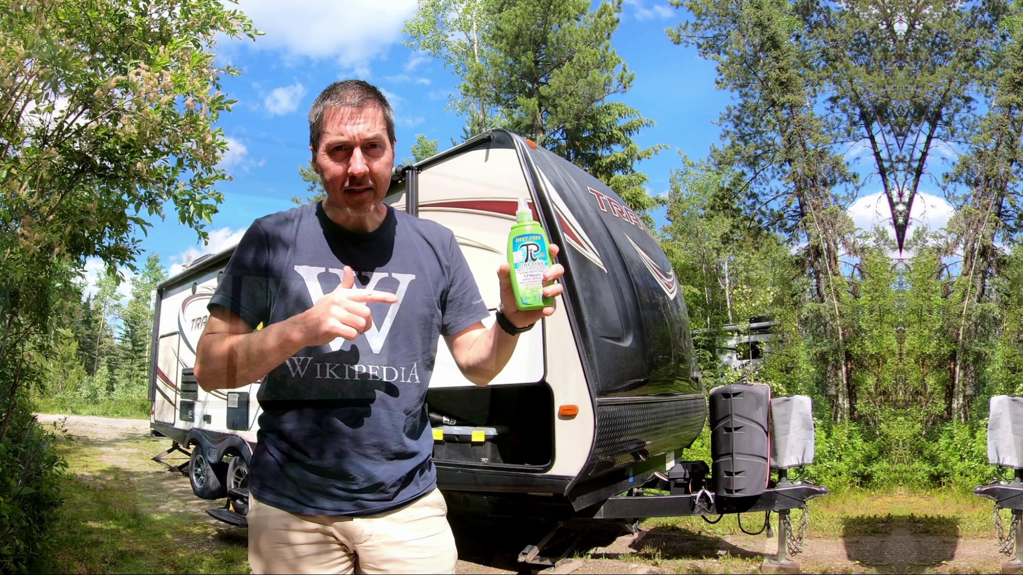Bug spray A deet-free bug spray is a much when traveling in northern BC in June